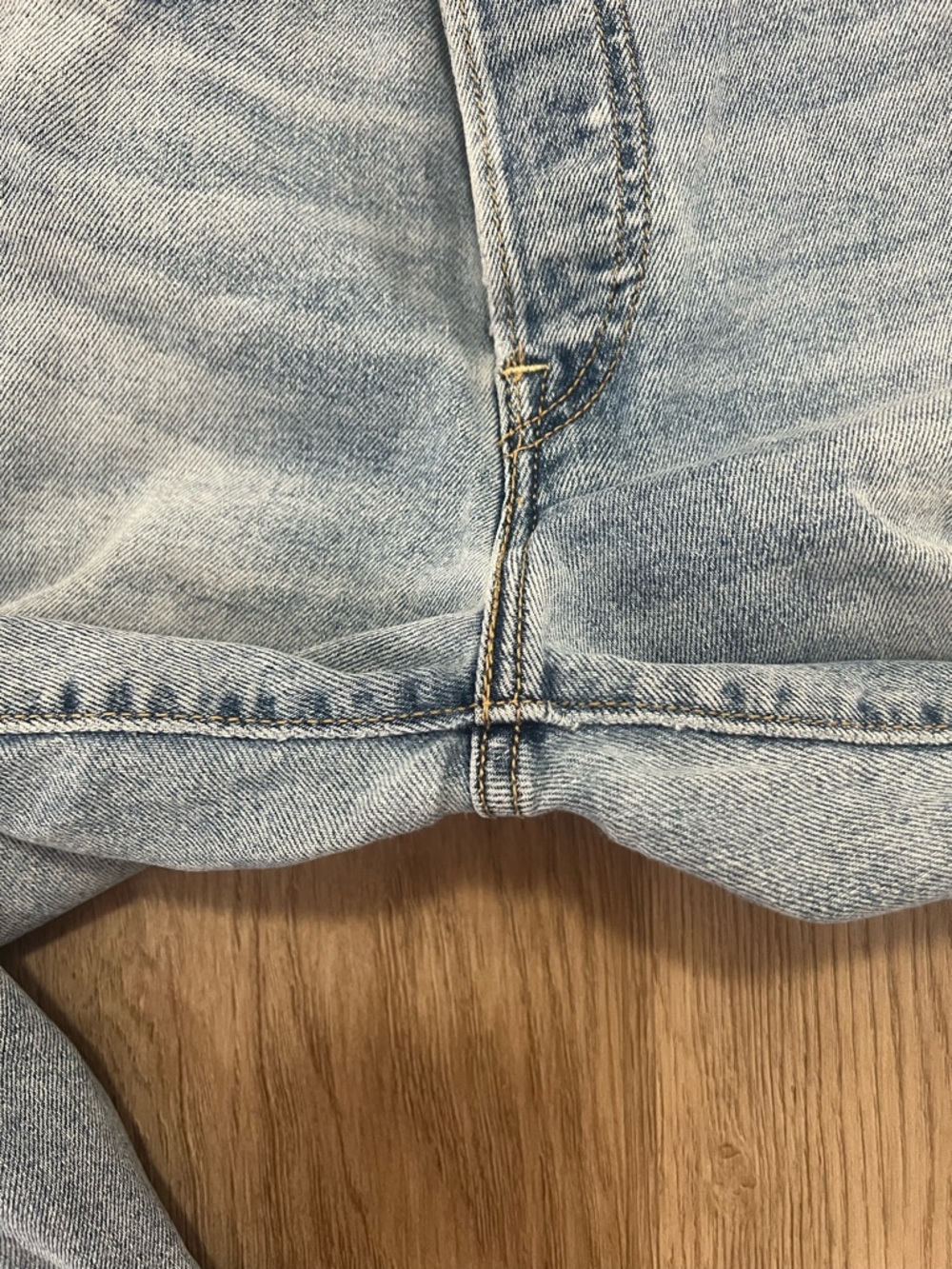 Levi’s Ribcage Straight Jeans Light Wash Button Fly High Rise Wonen’s 24 - Picture 8 of 12